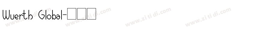 Wuerth Global字体转换